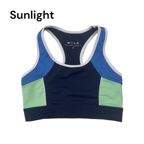 WILO Athletic Sport Bra Women Small/Racerback Pullover Activewear Medium Support - Picture 1 of 10